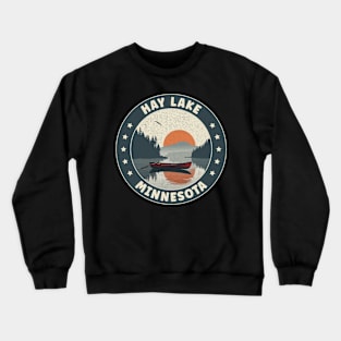 Hay Lake Minnesota Sunset Crewneck Sweatshirt